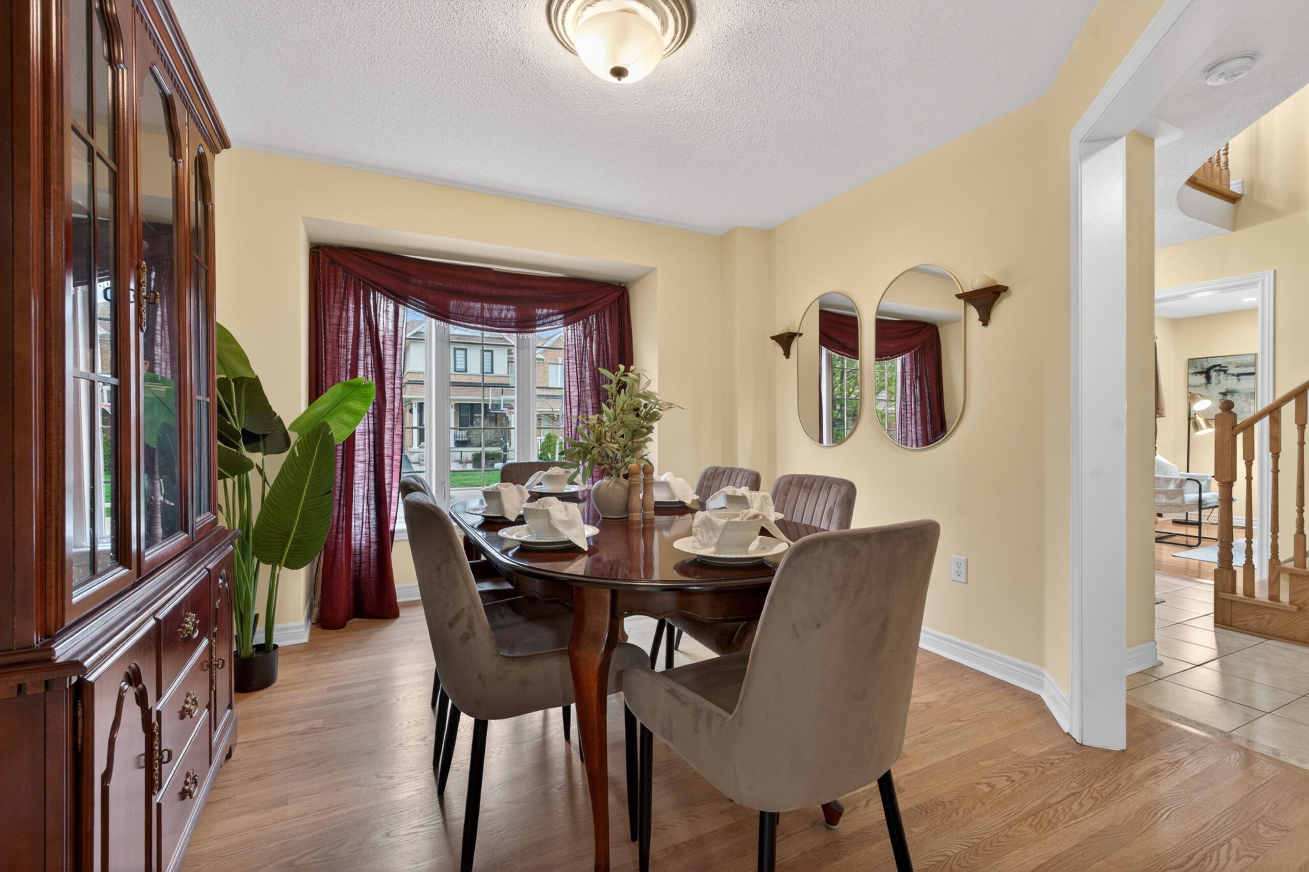 Dining room in a GTA home