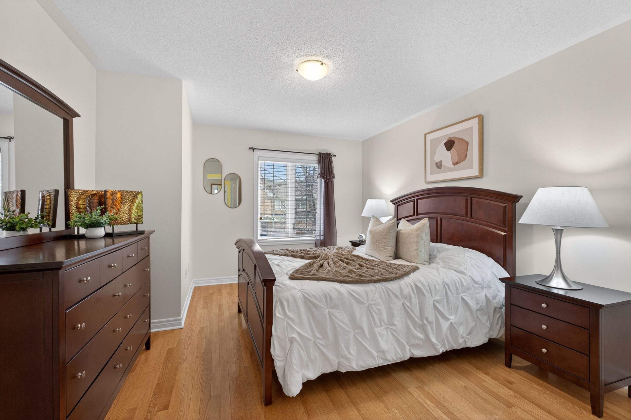 Primary bedroom in a GTA home
